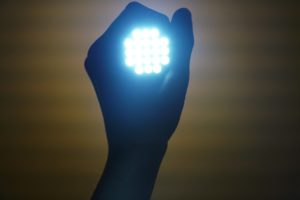 Gekleurde LED lamp