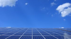 Lamp op zonnen energie