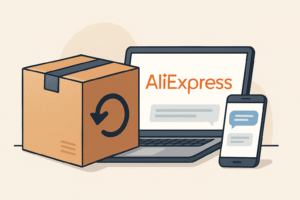Product retour sturen bij AliExpress